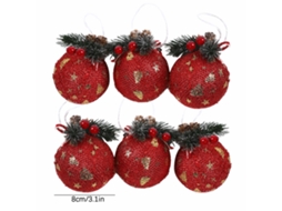 Laxiscreed Bola De Natal Decorativa Em Tecido Para Decoração Festiva E Ambiente Acolhedor