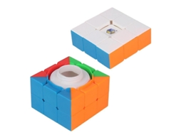 Yuxin Professional 3x3x3 Treasure Box Magic Cube Speed ​​puzzle 3x3 Surprise Cube Brinquedos Educativos Presentes 66mm Slowmoose (sem Adesivos)
