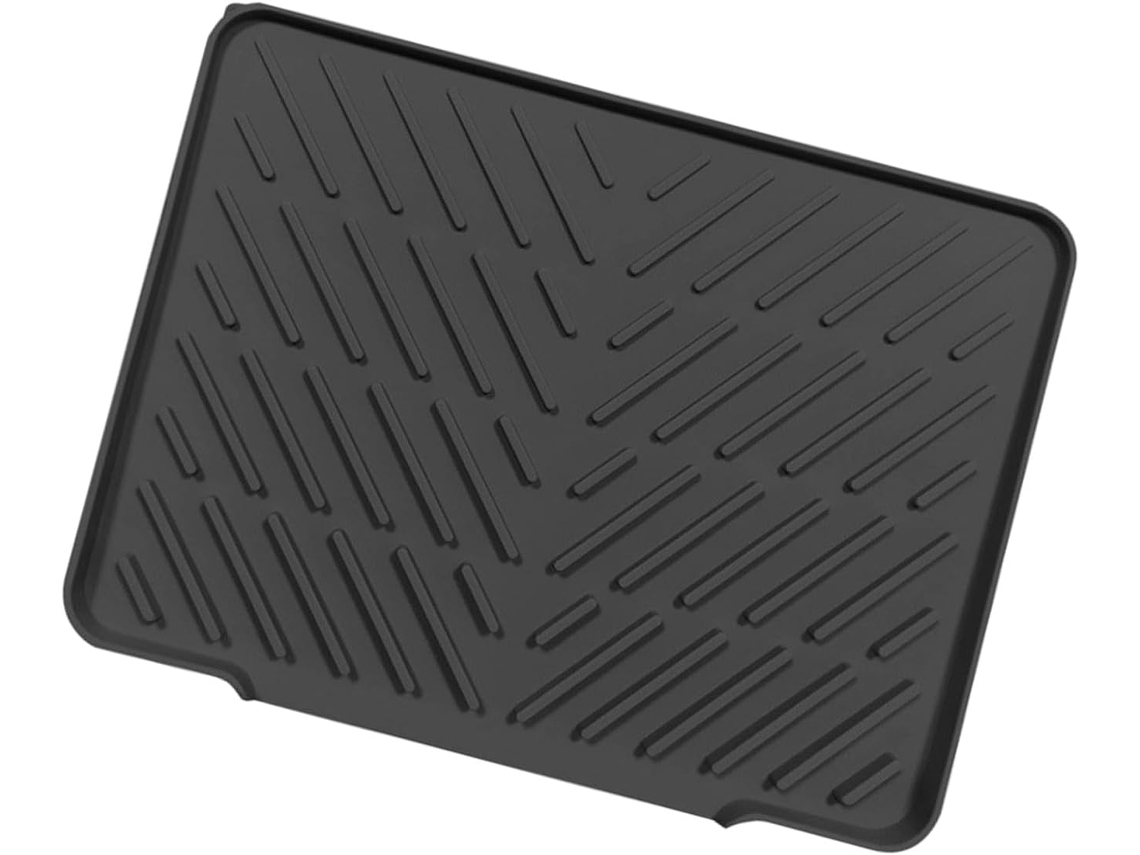 Escorredor De Silicone Para Pia Simples, Feito Com Materiais Versáteis E Que Pode Ser Usado Como Suporte Para Panelas