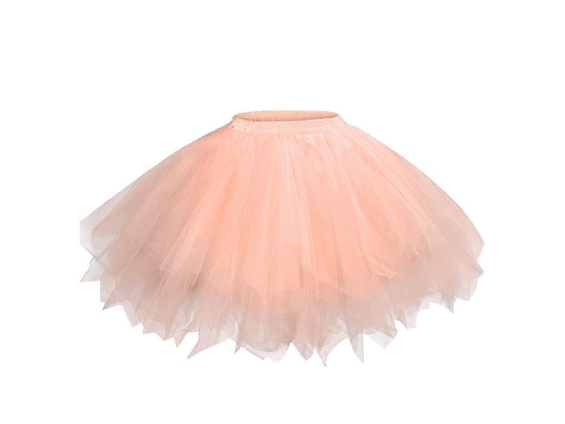 Saia Tutu Feminina Mesh Tule Princesa Elástica Curta para Dança Adulto Tamanho XXL Orxl