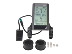Painel de Tela LCD para Bicicleta Elétrica e Patinete 24v 36v 48v S830 com Conector Impermeável 5pin S/MARCA