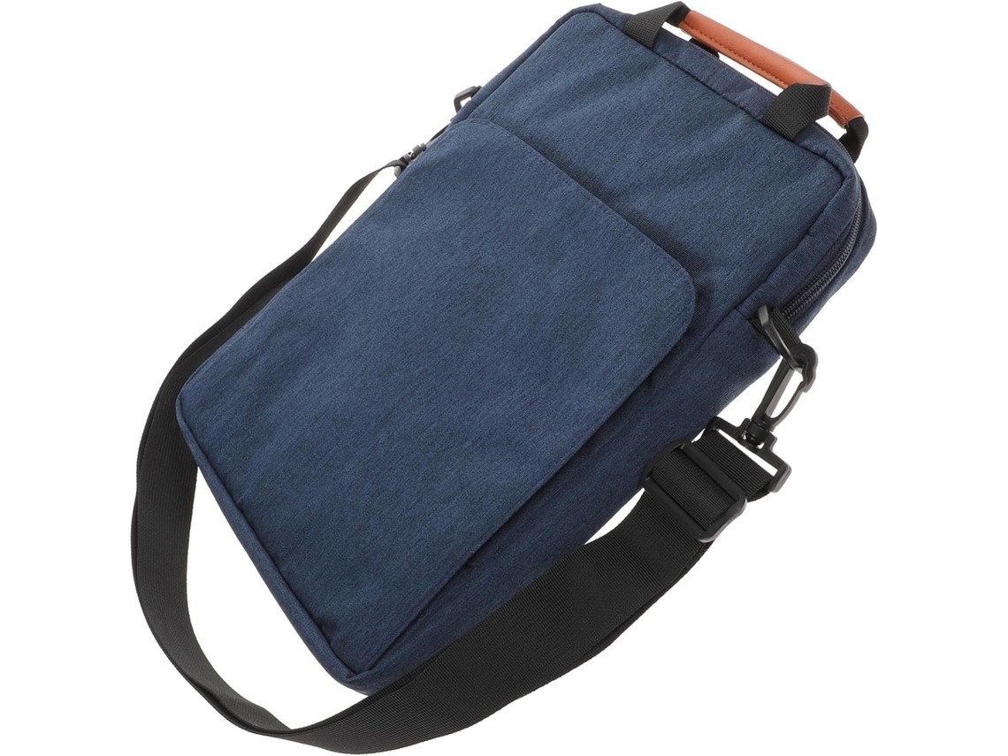 Mochila Para Laptop De 13,3 Polegadas, Poliéster Azul.