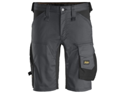 SNICKERS WORKWEAR-61435804048-AllroundWork Stretch Shorts Aço Cinza-Preto tamanho 48