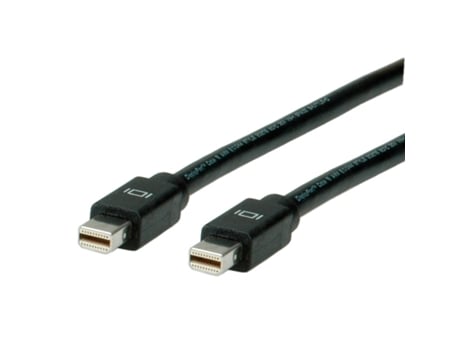 Cabo Mini DisplayPort ROLINE (M/M - 2 m - Preto)