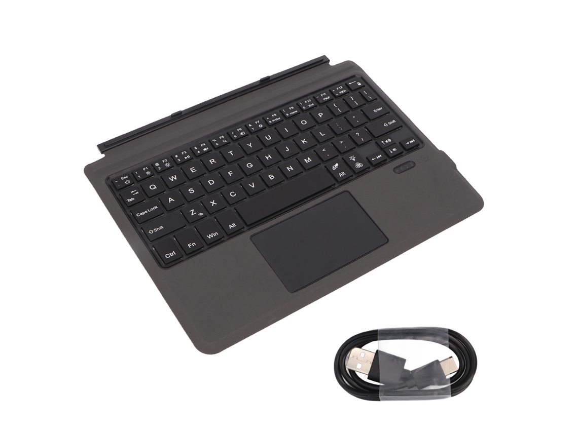 Teclado Sem Fio Bluetooth (ultra-fino E Portátil, Retroiluminação De Sete Cores)