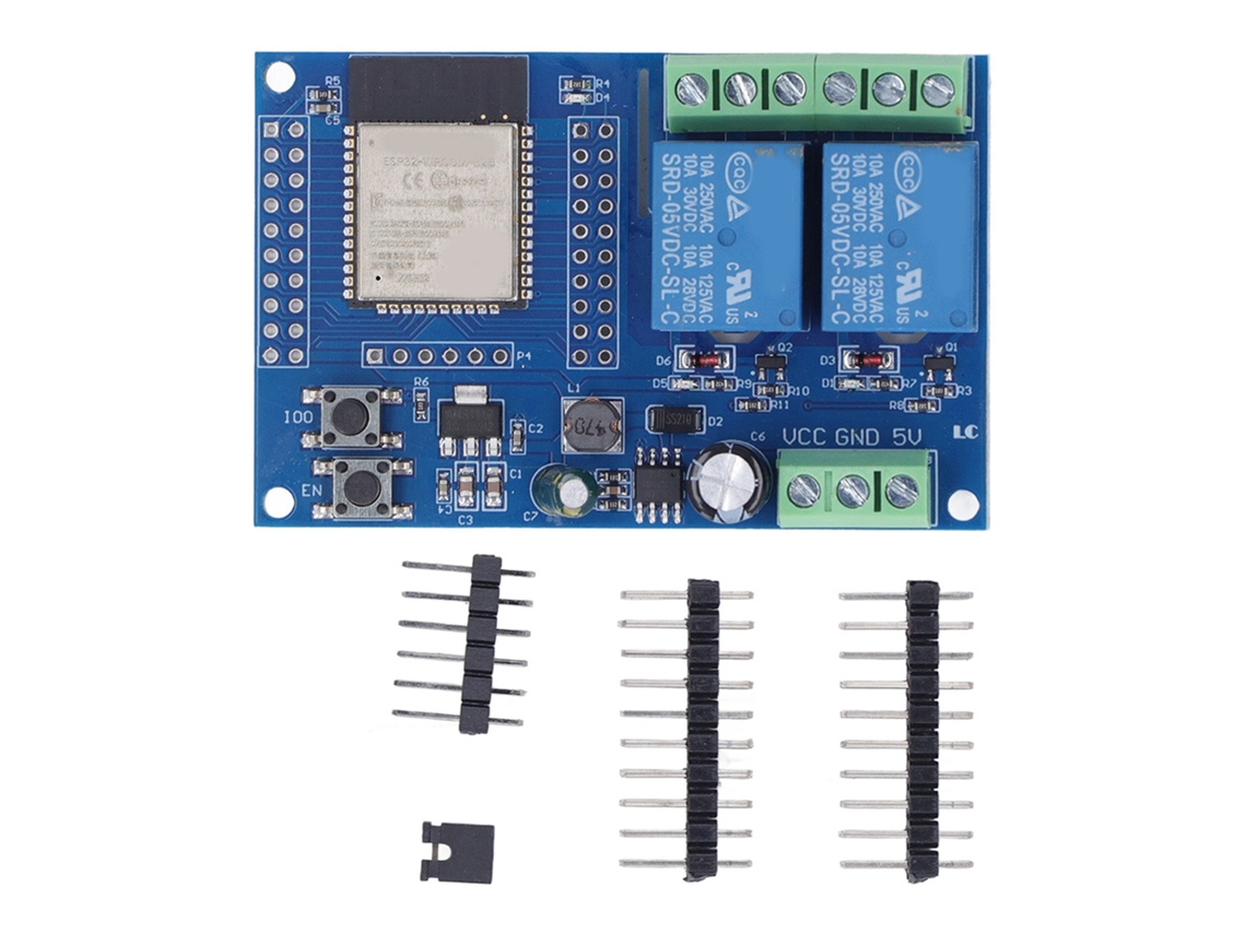 Módulo de Relé Duplo com 4m Flash Programável | S/MARCA