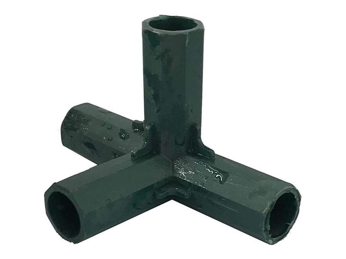 4 Conectores de Canto de Dutos, 16mm, Pacote com 4