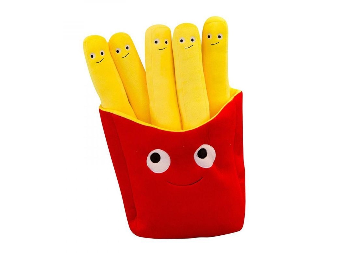 2026 almohada de Papas Fritas Creativa Muñeco de Peluche Simulación Soffá Decoración Regalo Juguete Multicolor
