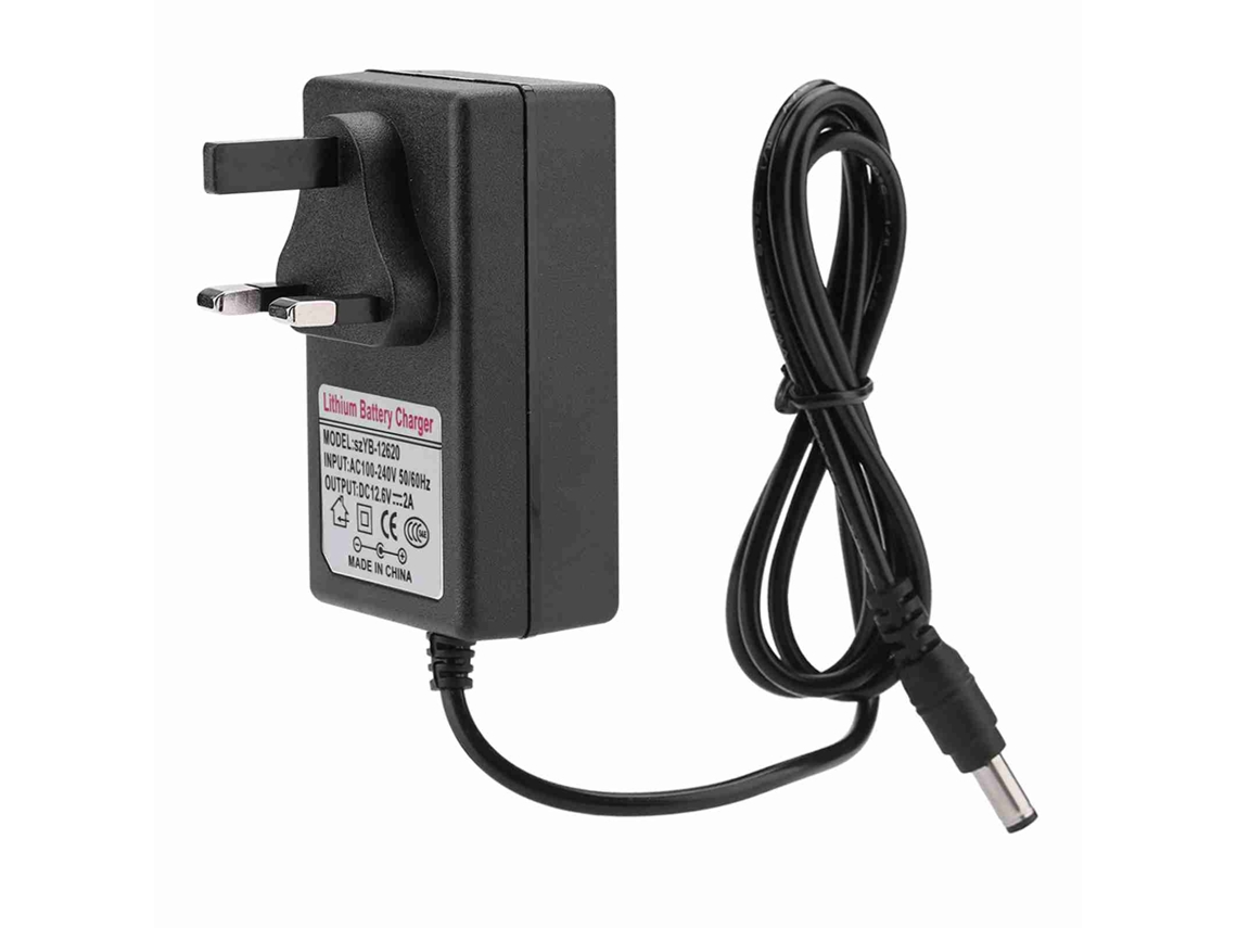 Aetheria adaptador Carregador Bateria de Lítio Dc 12.6v 2a para Carrinho de Equilíbrio e Brinquedos