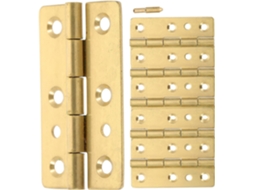 Dobradiças De Piano De 2 Polegadas, Dobradiça Pequena De Cobre, 6 Peças