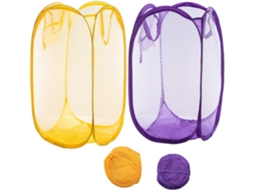 Lurelia Cesto De Malha Dobrável Amplo Pack 2 28 X 28 X 11 Cm Quarto