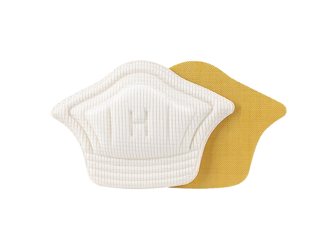 Protetores De Calcanhar / Palmilhas Autoadesivas, 5 Pares, Brancas