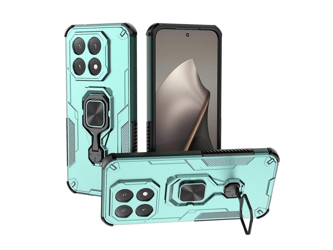 Capa Híbrida De Tpu E Pc Com Suporte Metálico Para Xiaomi 15t