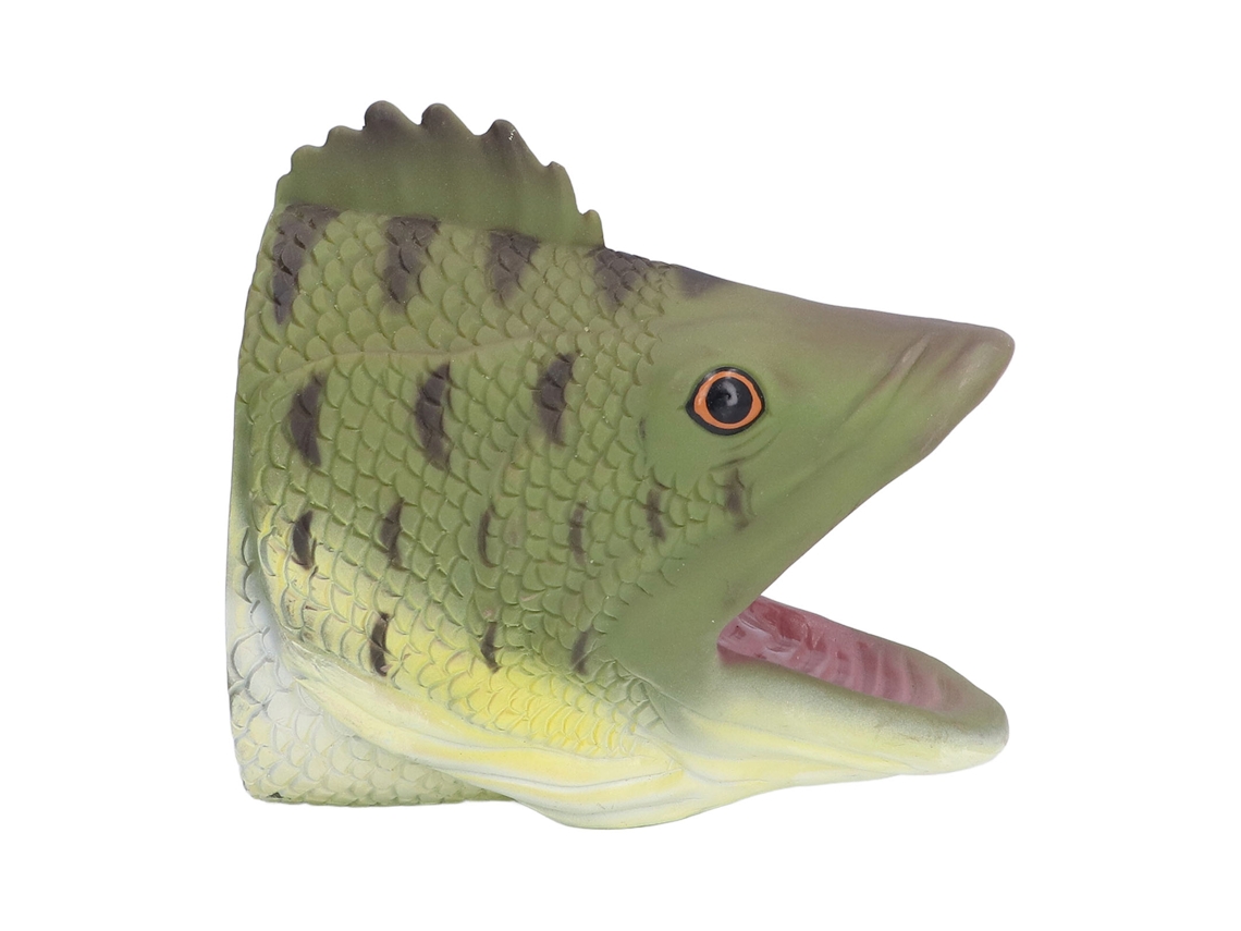 Walshlxq títere de Mão de Peixe Bass Simulação Alta Brinquedo Interativo para Crianças Animal de Mão