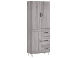 Highboard, Highboards Vidaxl Cinzeto Madeira Processada (n/a)