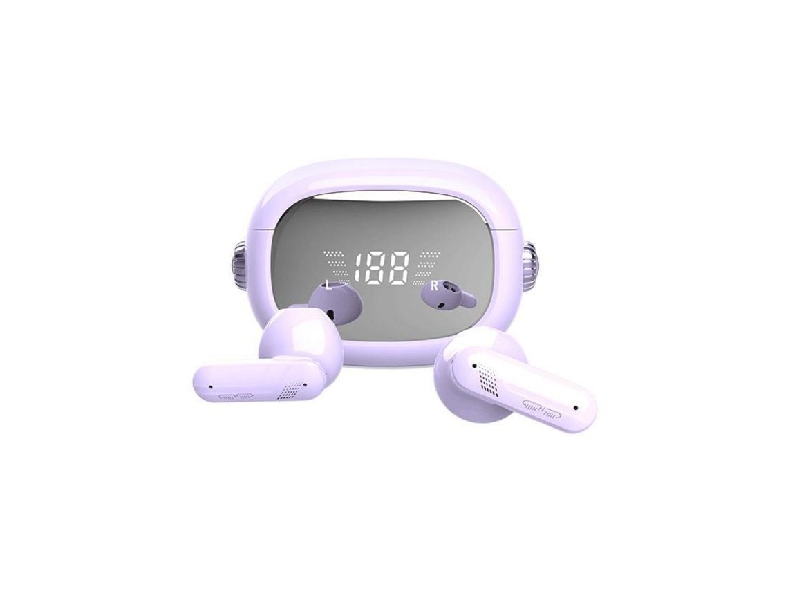Auriculares Sem Fios Bluetooth Cancelamento De Ruído Microfone Para Chamadas Estojo De Carregamento Ipx7 Lurelia