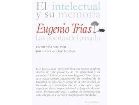 Livro Eugenio Trías. Las Puertas Del Pasado