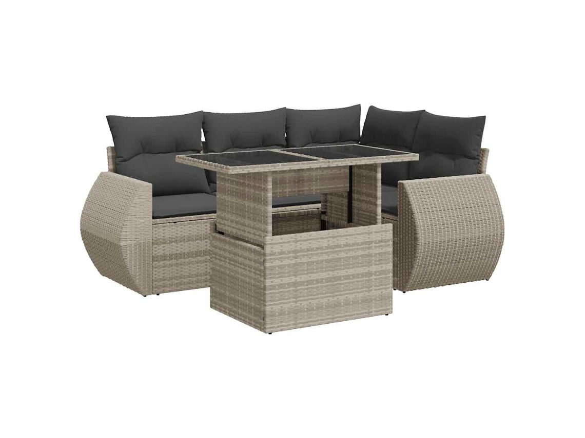 Garden Sofa Set, Garden Sofa Sets Vidaxl Cinzeto Rattan / Vime (n/a)