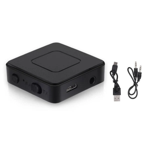 Adaptador De Áudio Sem Fio Bluetooth 5.0 Com Transmissor E Receptor De 3,5 Mm
