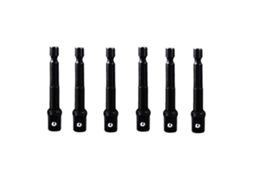 Conjunto De Soquetes De Impacto Com Extensão Para Furadeira, Adaptador Para Soquete Quadrado E Adaptador Para Soquete Hexagonal De Impacto Hengjian