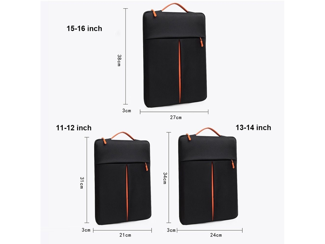 Bolsa Para Computador Portátil 14 Polegadas Impermeável Com Interior Macio E Bolso Auxiliar Rosa, Com Design Funcional Elysve
