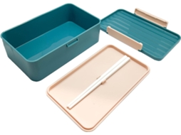 Marmita Microondas Verde Água, Caixa Almoço Hermética DUREFORWARD