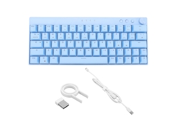 Teclado Mecânico Sem Fio 3 Modos Com 64 Teclas