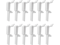 Presilhas Verticais Para Persianas, Cores Sortidas, Pacote Com 12, 3 Acessórios De Reposição, 38cm 15 Polegadas Para