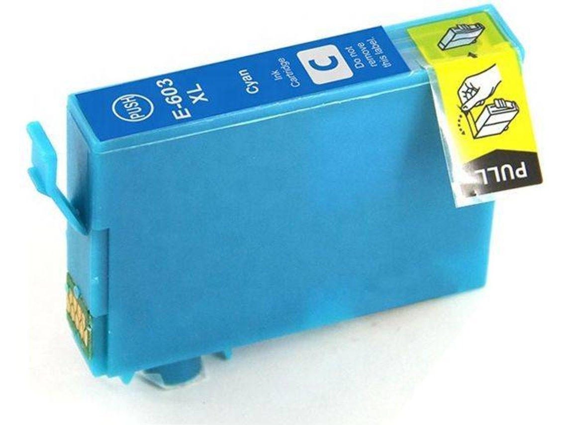 Tinteiro para Epson 603XL Ciano (C13T03A24010 / C13T03U24010)