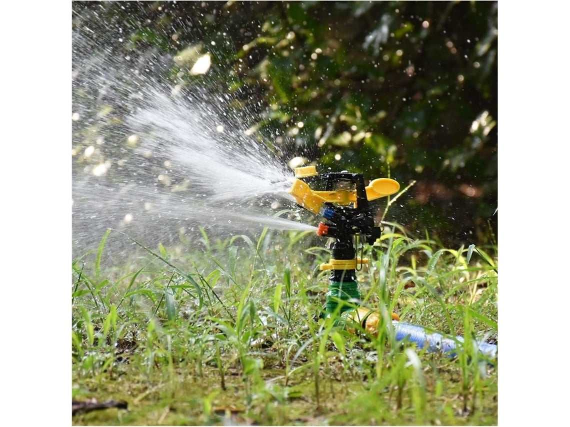Aspersor de jardim para irrigação de gramados com alavanca rotativa de 360 graus S/MARCA