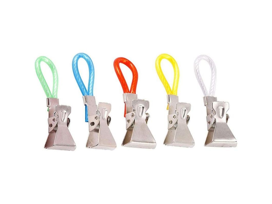 Clips para toalhas Nova Line, 5 unidades, gancho | S/MARCA