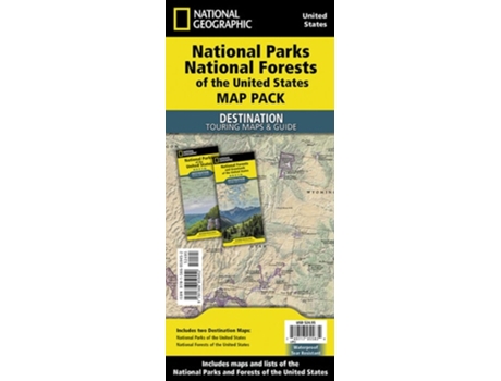 Livro National Parks amp National Forest of the Us Map Pack Bundle de National Geographic Maps (Inglês)