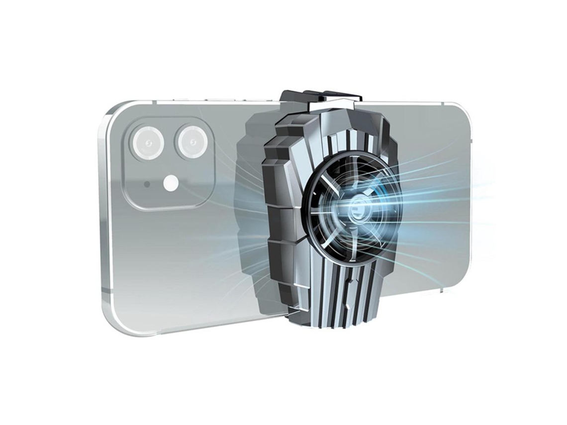 Radiador de Resfriamento para Celular com Suporte para Jogos, Ventilador Usb, Compatível com 4 7,5 Polegadas | S/MARCA