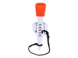 Vlrla-tee De Golfe Ajustável 35-55mm Plástico Silicone Com Com Escalas Acessórios De Golfe Laranja