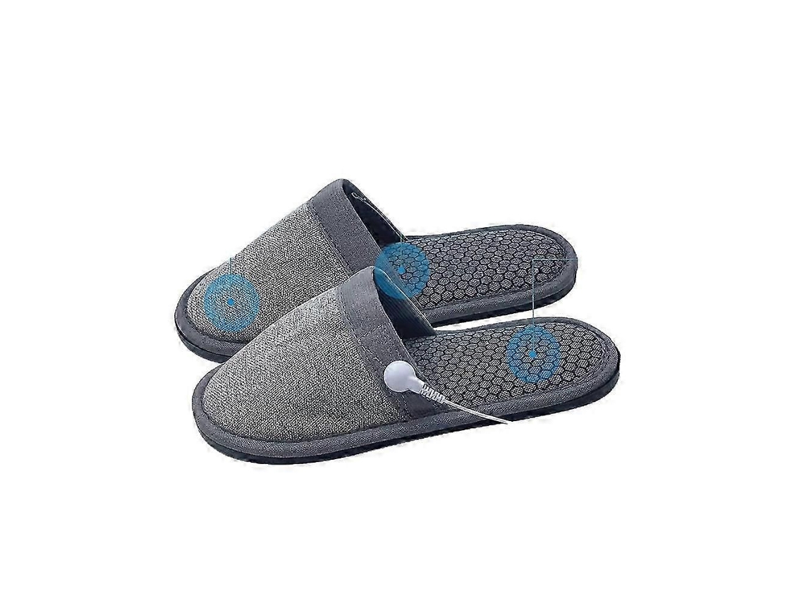 Chinelo Massageador Para Os Pés Com Terapia Elétrica Pulsante, Antiderrapante, Tratamento Ems Dos Em Casa.