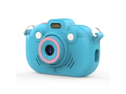 Câmera Digital Portátil De 2,7k, 36 Mp, 2 Polegadas, Hd, Ips, Foco Automático, 600 Mah, Com Alça De Ombro (azul)