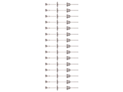 Conjunto De 45 Escovas De Metal Laxiscreed Para Limpeza E Desbaste De Superfícies