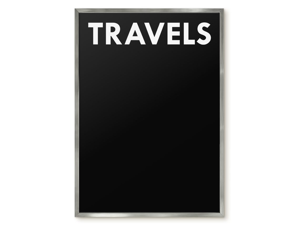 Magnetic Board Travels For The Living Room Espelharte (50x70 Cm)