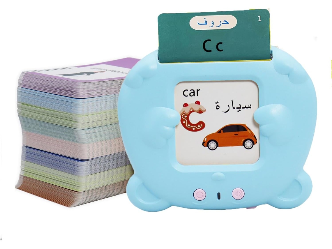 Máquina De Cartões Educativa Brinquedo Inteligente Para Crianças, 510 Conteúdos Sfushos (azul Totalmente Em Inglês)