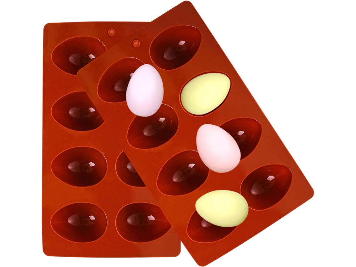 Formas De Silicone Ovos Com 8 Cavidades