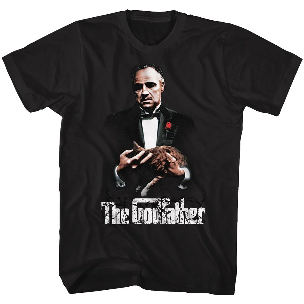 Unisex Adult T-shirt Rockinstone Godfather New G Black Sizem