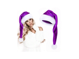 Chapéu De Natal De Pelúcia Extra Longo, Presente De Natal, Materiais De Decoração, Pelúcia, 7532cm Igvtrade