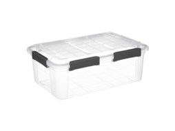 Caixa de plástico com clipe de proteção 5Five32L 5 FIVE SIMPLY SMART