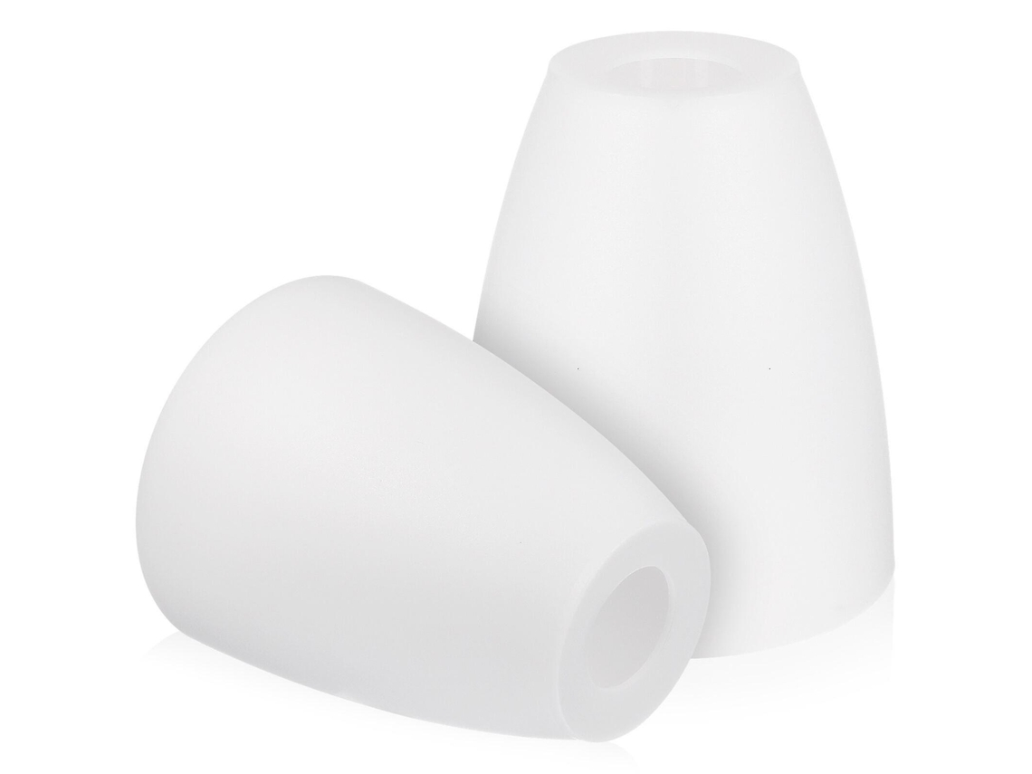 Conjunto De 2 Cúpulas De Abajur Pequenas Para Reposição, Com Abertura Para Abajures De Mesa.