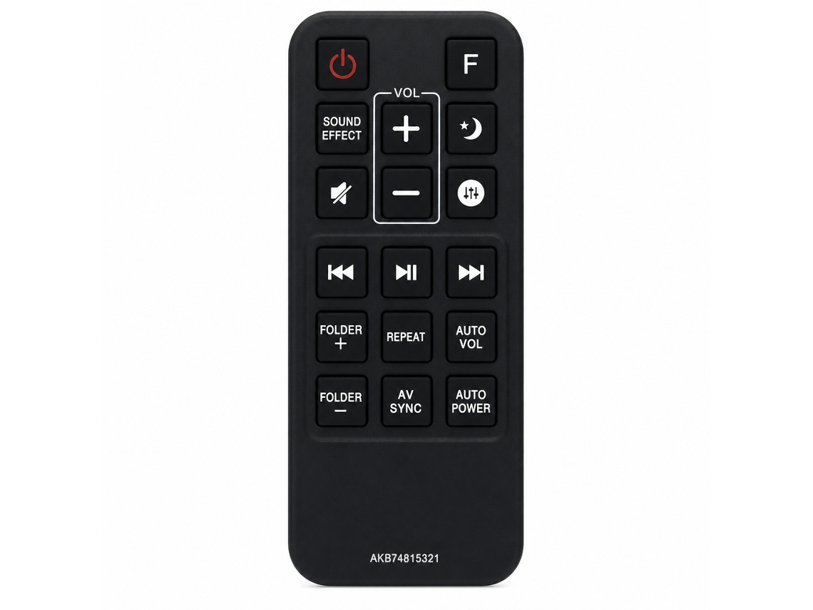 Comando À Distância Para Barra De Som Lg, Modelo Akb74815321