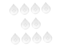 Dispensador de 10 Fitas Adesivas Transparentes para Unhas, Ideal para Manicure, com Design de Fácil Acesso. GOKOCO