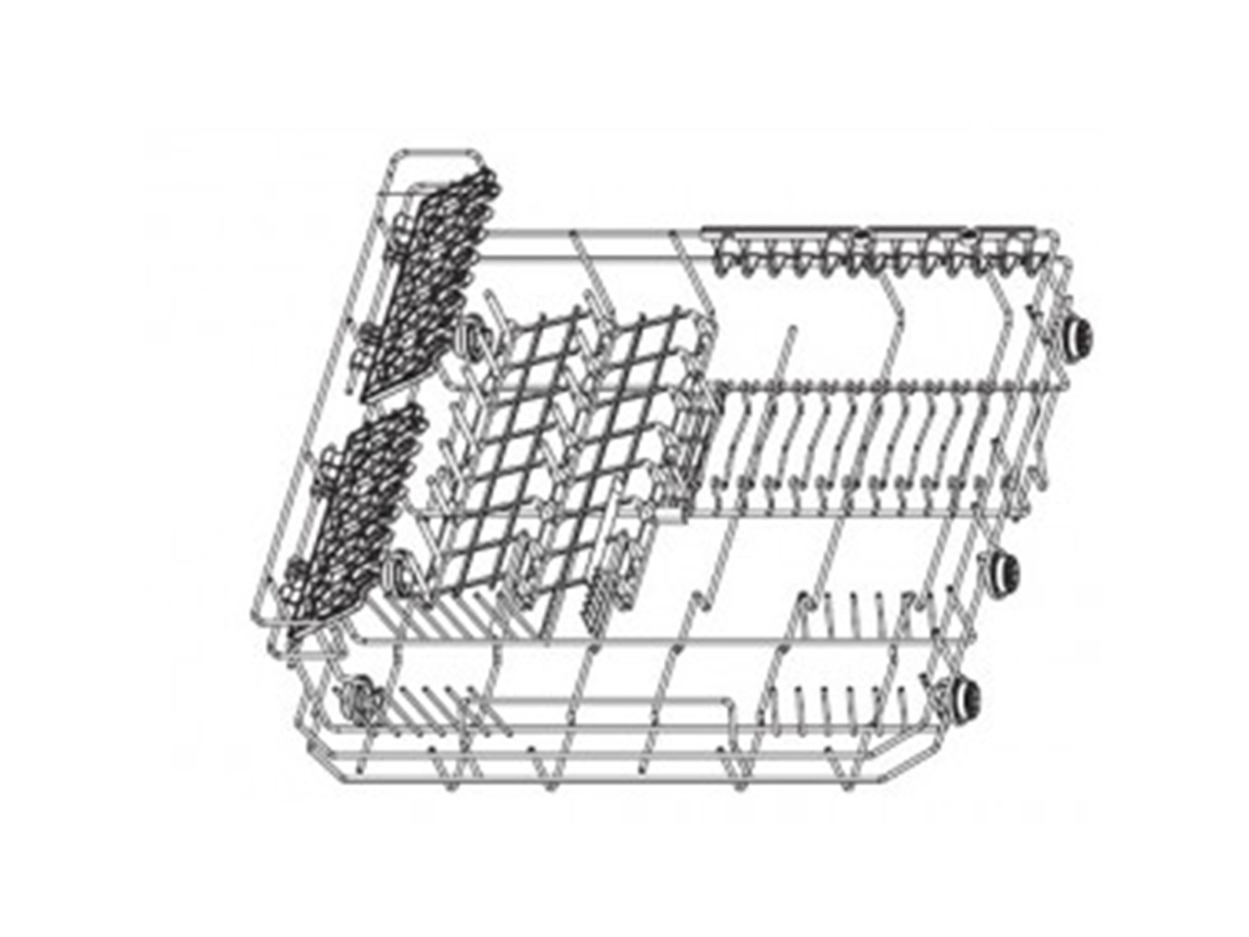 Cesto Mll Becken Kdw2758 Wh? Para Máquina De Lavar Loiça 86590