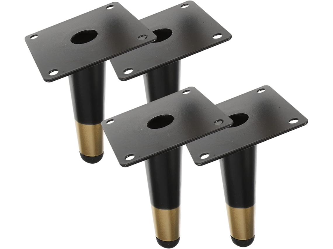 Pés De Metal Tehaux Para Móveis, Incluindo Pés Para Sofás E Mesas, Com Formato Cônico Oblíquo De 10cm Acessórios
