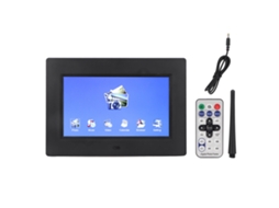 Aetheria quadro Fotográfico Digital 7 Polegadas Hd 800x480 com Controle Remoto e Multifuncional