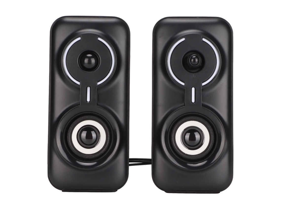 Caixa de som com fio para computador, subwoofer RGB, para jogos CHABERLU